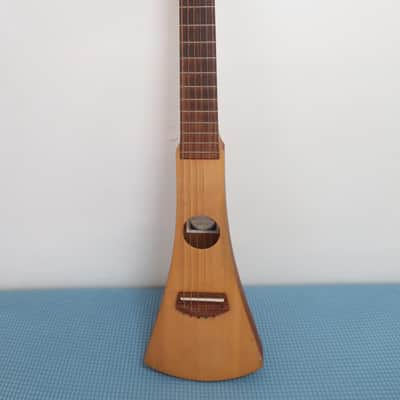 Vintage 1990s - 2000s Martin Backpacker Steel String Natural Mini Acoustic Travel Guitar With Martin Soft Case With Pouch image 1