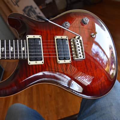 PRS CE-24, 2022, Active high output electronics, Fire red, Nice! image 1