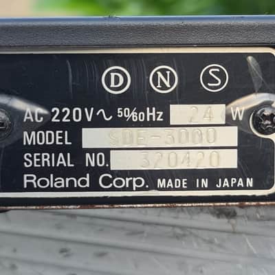 Vintage Roland SDE-3000 Digital Delay MIJ image 8