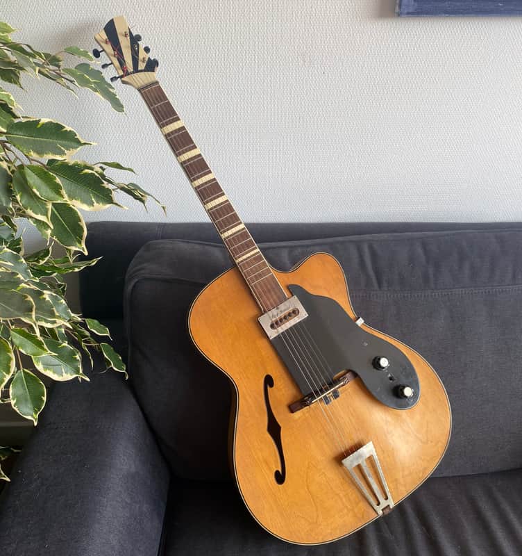 Hopf Hollow body Jazz + Hardcase 1959 imagen 1