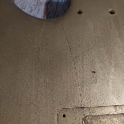 Ibanez Mij RS430 Roadstar II Deluxe Strat Style 1984 Refinished trans Gold Mist Birch Body Project Husk image 8