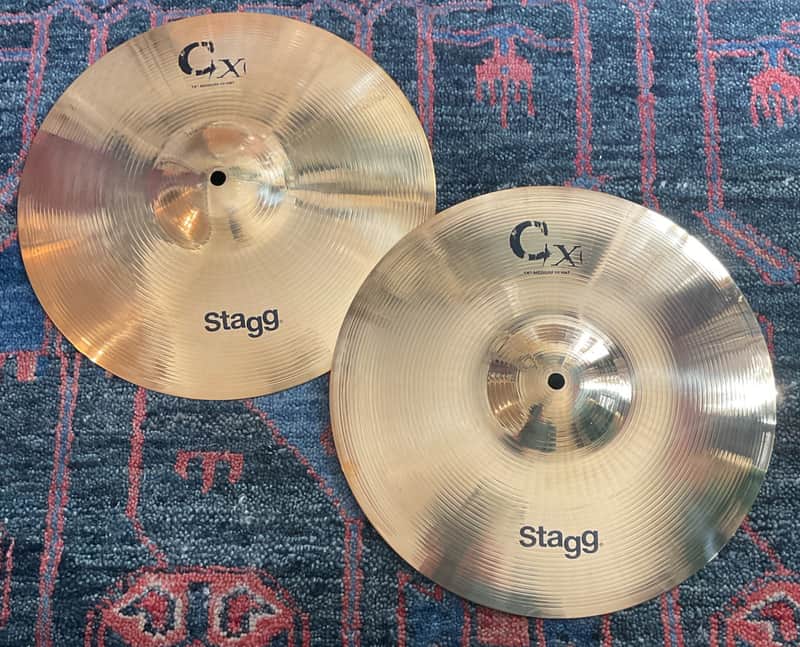 Stagg CXH 14” Medium Hi-Hat cymbals image 1