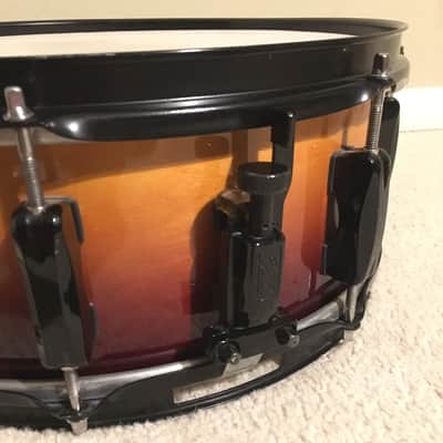 Pearl ELX 5-piece drum set in Amber fade w/ black hardware image 20