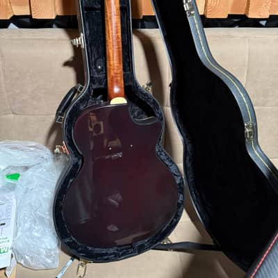 Crafter SA TMVS Left Handed SA TMVS Left Handed Amber Hollow Body Electric Guitar 2024 image 4