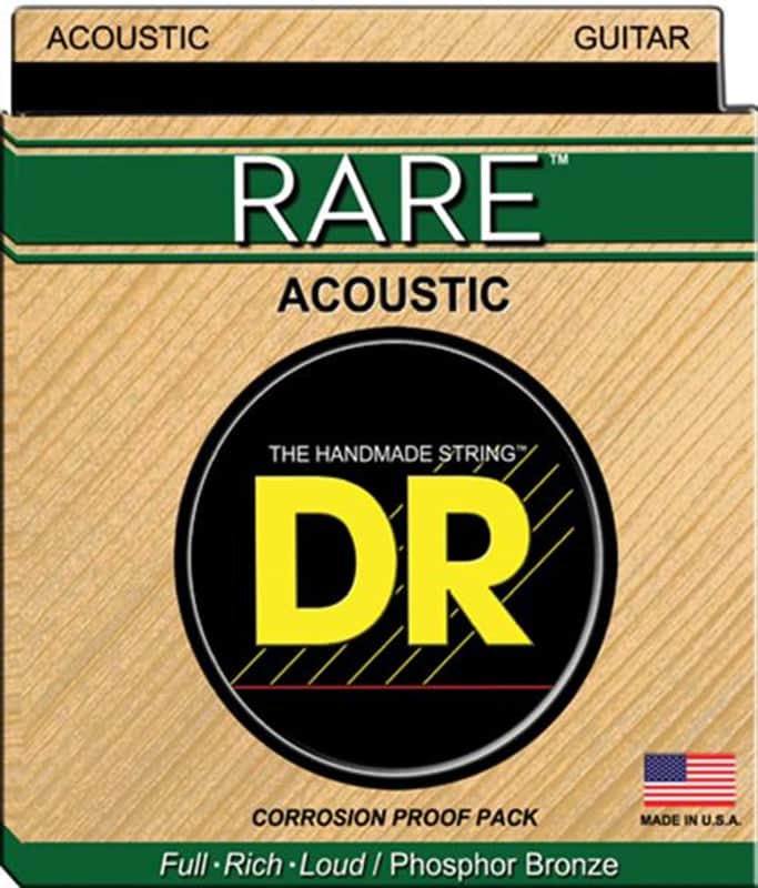 DR Strings RARE Phosphor Bronze Acoustic Guitar Strings: Custom Light 11-50 image 1