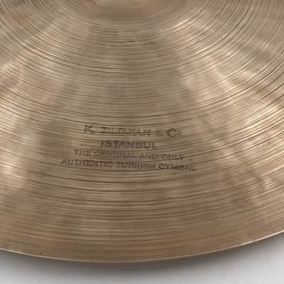 Vintage Zildjian K Istanbul ‘Intermediate Stamp’ 20″ Ride Cymbal – 1959-66 image 8