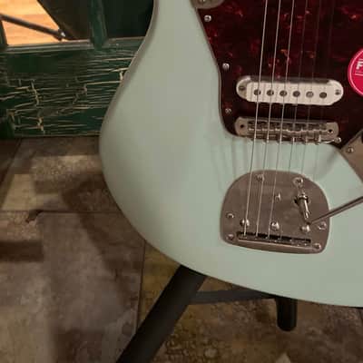 Squier Classic Vibe 70s Jaguar SS Electric Guitar in Surf Green w/ Trem Arm image 7