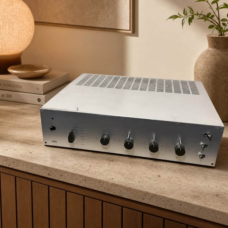 BRAUN CSV-13 Rare Vintage Tube Amplifier Warranty Phono 240V Serviced