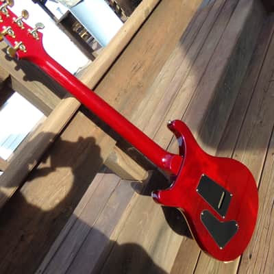 1999 PRS Custom 24 Artist model - Dark Cherry Sunburst highly flamed curly maple image 23