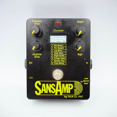 Tech21 SansAmp Classic Initial Type Made in U.S.A. Guitar Effect Pedal 73362 image 2