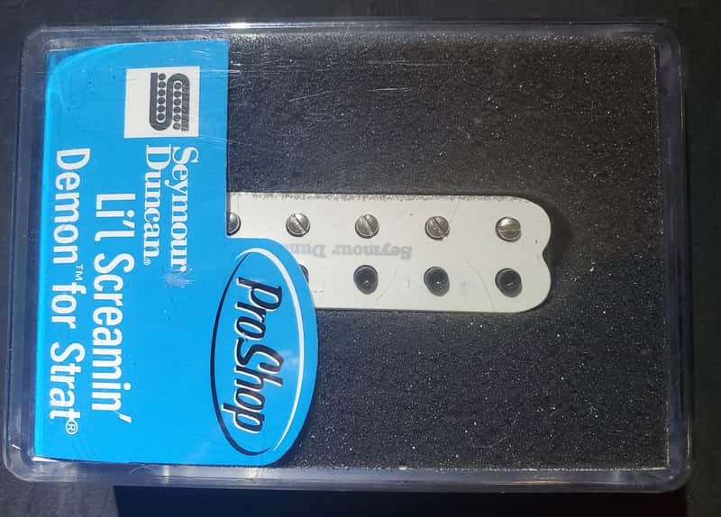 Seymour Duncan SLSD-1b Li'l Screamin' Demon Strat Bridge Pickup 2010s - White image 1
