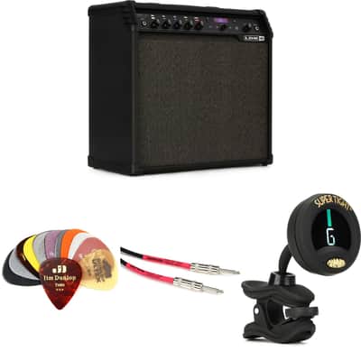 Line 6 Spider V 120 MkII 1x12" 120-watt Modeling Combo Amp Essentials Bundle image 1