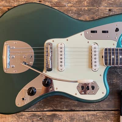 Fender Japan Limited Edition Jaguar FSR Sherwood Green USA Pickups, Alder Body Rosewood Board MIJ image 9