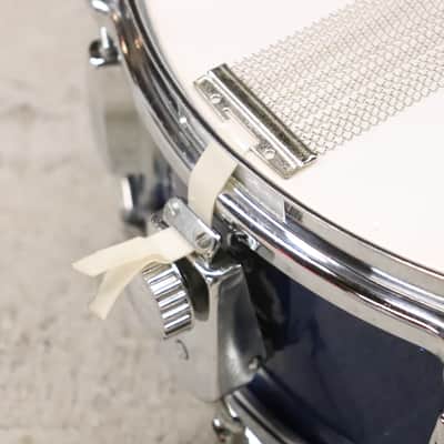 Stetson 5.5x14" Snare Drum Blue Sparkle Vintage 1960's MIJ image 11