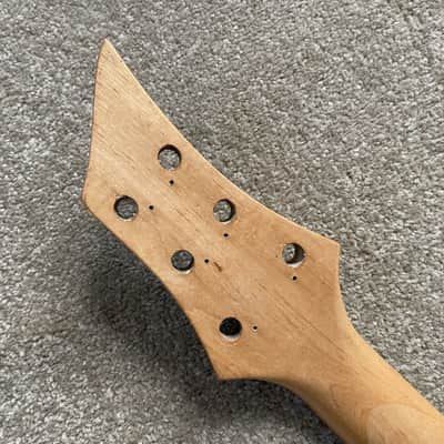 Sebrew Maple Electric Guitar Neck, Rosewood 24 Frets Fingerboard image 3
