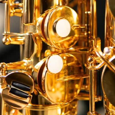 Yamaha YAS-62II Professional Alto Saxophone Gold Lacquer with Case - Used image 7