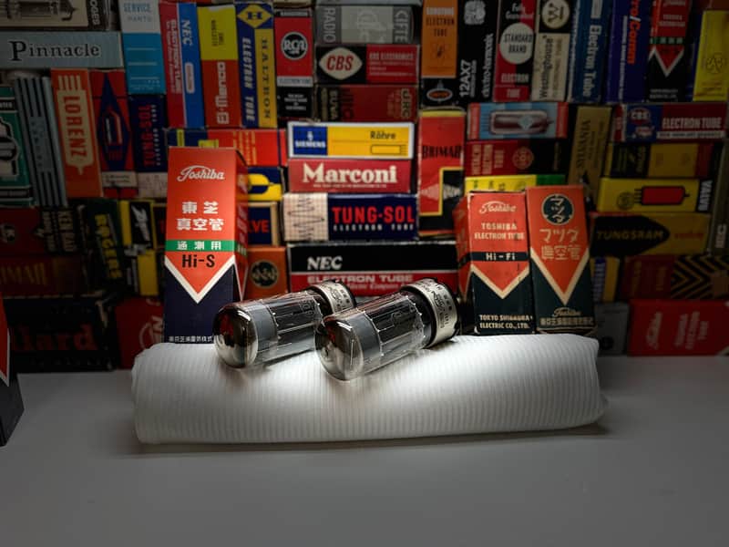 2 NOS 6080 HiS Special Edition Low Noise Toshiba Premium Vintage PowerAudioTubes ~ Premium Grade 6AS7G ~ Rich Warm Layered Tone Incredible Detail Holographic Imaging image 1