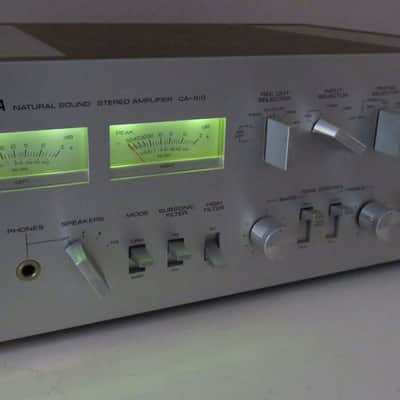 YAMAHA CA-810 INTEGRATED STEREO AMPLIFIER SERVICED RECAPPED LED's + BOX MINT image 4