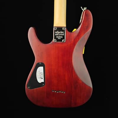 Schecter Omen-6 Electric Guitar - Walnut Satin - NEW image 9