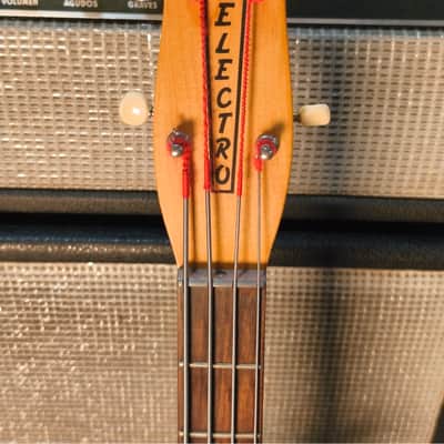 Danelectro 59DC Long Scale Bass 2010s Sparkling Champagne image 4