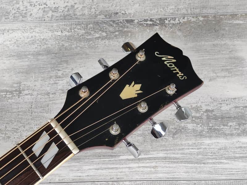 1970's Morris WD-30 Dove Japanese Vintage Acoustic Guitar (Cherry