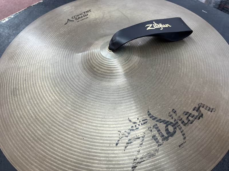 USED Zildjian Avedis 16" Medium Concert Band Crash Cymbals Pair image 1