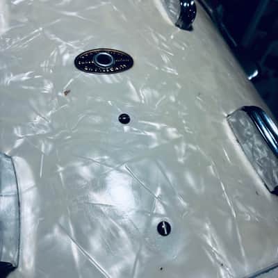Slingerland Radio King 1950 - White Marine Pearl image 11