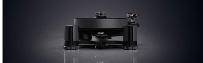 AVID ACUTUS DARK IRON - Black Turntable - NEW! image 1