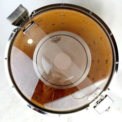 *Yamaha 12x14" 814U Tour Custom Marching Snare Drum White Japan Die-Cast Rim 80s image 12