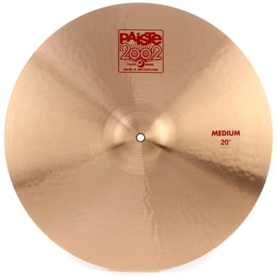 Paiste 2002 Series Medium 20-Inch Crash Cymbal image 2
