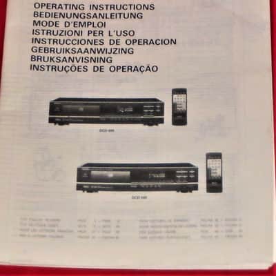 DENON BedienAnleitungen-MANUALS~~11 verschiedene~~DOWNLOADs, Reprints, Originale image 2