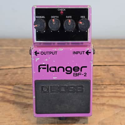 Boss BF-2 Flanger 1980-1984 (Black Label) Made In Japan | Reverb