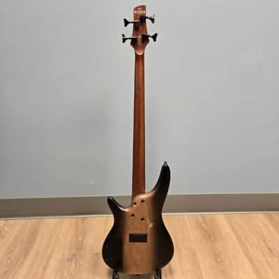 Used Ibanez SR500E 4-String Bass Guitar - Black Dual Fade image 5