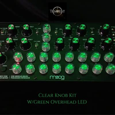 19-Piece Moog-Inspired Aftermarket DFAM Knob Kit New Production - Clear/Aluminum image 4