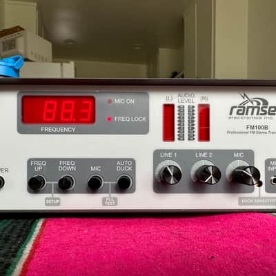 RAMSEY FM100B PROFESSIONAL FM RADIO STEREO TRANSMITTER image 1