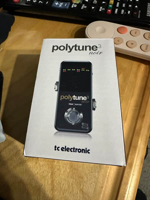 TC Electronic Polytune 3 Noir Mini Polyphonic Tuning Pedal