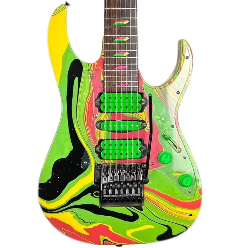 Ibanez Universe UV77MC Steve Vai Signature 1991 - Multicolor | Reverb