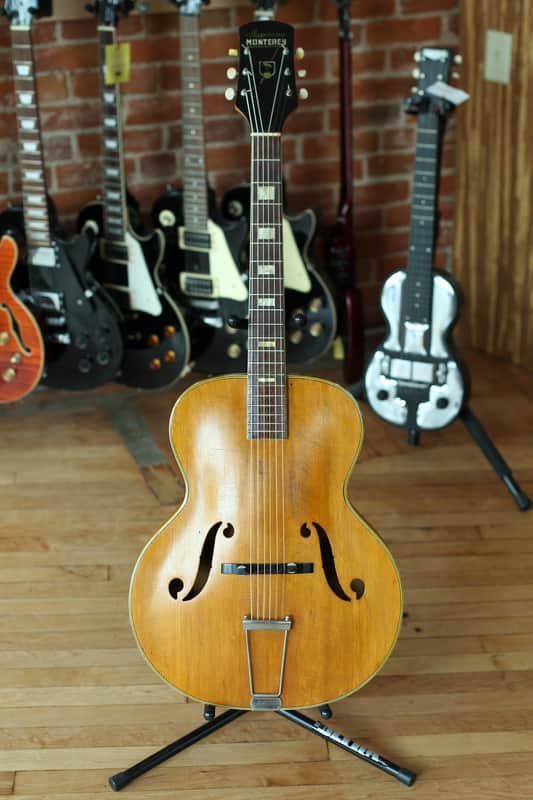 Harmony Monterey H1457 Vintage Archtop Acoustic Guitar | Reverb