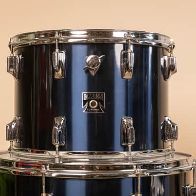 1970s Tama Imperialstar Mars 5LX Midnight Blue Drum Set image 11
