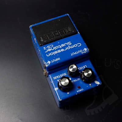 Boss CS-2 Compression Sustainer (Black Label) 1981 - 1989 - Blue image 3