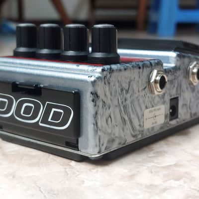 DOD FX101 Grind Rectifying Overdrive [NOS - New Old Stock Complete] 1996 - 1998 - Grey Silver Black Airbrush and Red image 14