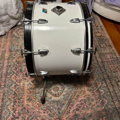 70’s Ludwig Bass Drum 24” - White Cortex image 3