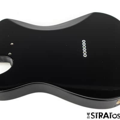 * Fender Standard HH Telecaster Tele BODY Guitar Parts Alder Black #873 image 3