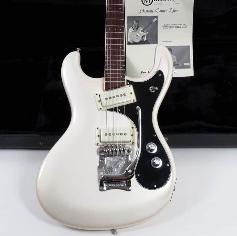 1988 Mosrite V88 Ventures White Pearlescent -Semie Moseley Signature -One of the First V88s image 1
