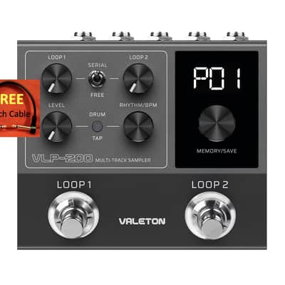 Valeton VLP-200🎶Multi-Track Looper/Sampler⚡Guitar & Vocals, Dual Independent Loopers+Built-In Stereo Drum Rhythms image 8