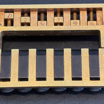 Schaller 456 Gibson LP SG Fine Tuning Bridge Tailpiece Vintage image 3