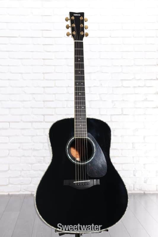 Yamaha LL16D ARE Original Jumbo Acoustic-electric Guitar - Black (LL16DRBLHCd3) image 1