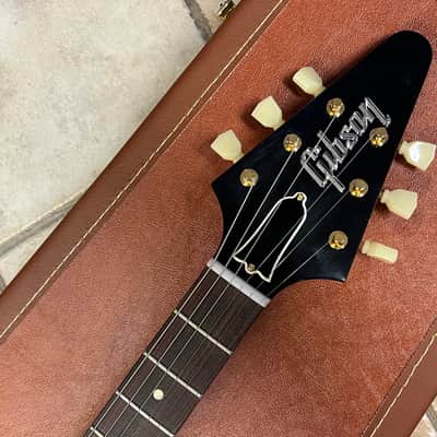 2026 Gibson Custom Shop 1958 Flying V Mahogany Antique Natural VOS image 11