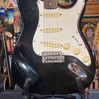 Squier by Fender Stratocaster MIK 1989 - Black image 1