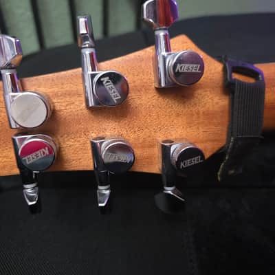 Kiesel CS 3, Lundgrens, String-Thru, SS Frets, Flamed Maple, Locking Tuners image 5